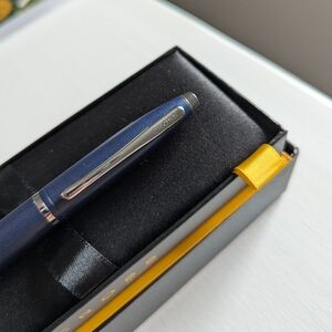 Cross Coventry Blue Lacquer Ballpoint Refillable Pen NIB